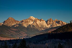 Twin Sisters west aspect