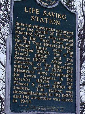 Two Hearted River Historic Marker