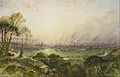 Wyld, William - Manchester from Kersal Moor, with rustic figures and goats - Google Art Project