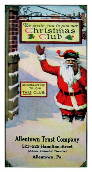 1925 - Christmas Club Invitation - Allentown Trust Company - Allentown PA