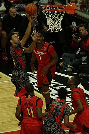 20130403 MCDAAG Nigel Williams-Goss at the rim