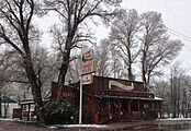 2014-05-06 09 39 22 Snow at the Hotel Lamoille in Lamoille, Nevada