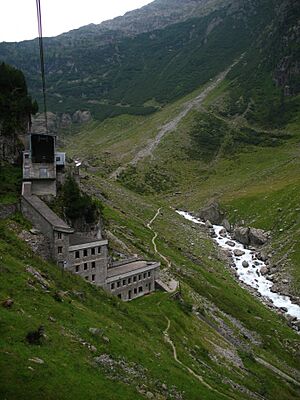 6117 - Gadmertal - View of Triftbahn upper station