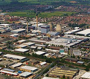 Aerial View of Slough Trading Estate