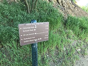 Aileen Getty Ridge Trail Sign
