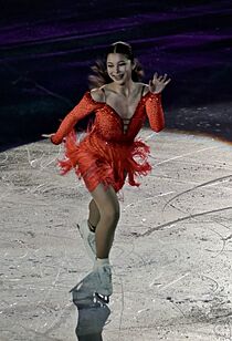 Alysa Liu performing her gala exhibition at the 2022 World Championships