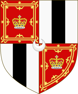 Arms of Sir Charles Erskine of Cambo, Baronet.svg