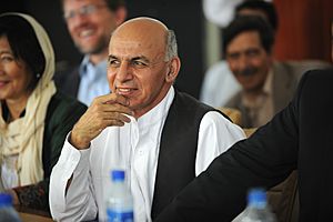 Ashraf Ghani Ahmadzai in July 2011