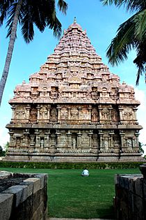 Back view of Raja gopuram