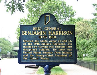Benjamin Harrison House sign.jpg