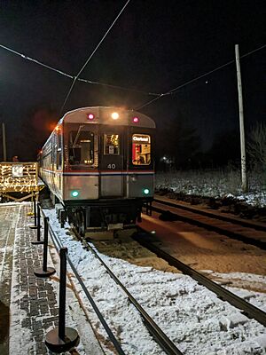 Chicago Transit Authority 40 at the Fox River Trolley Museum