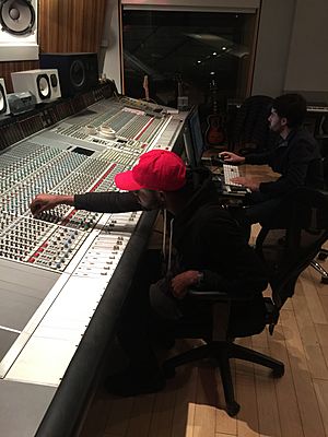 City of St. Louis mixing session at ShockCity Studios