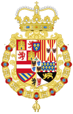 Coat of Arms of the King of Spain as Monarch of Milan (1700-1714).svg