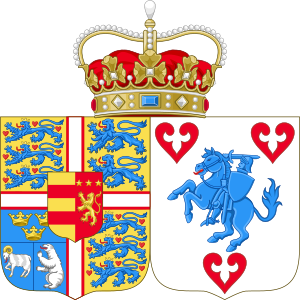 Coat of arms of Princess Marie of Denmark
