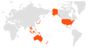 Countries in which Jetstar operates
