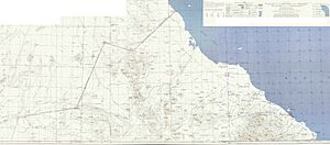 Cut Map of the Hala'ib triangle