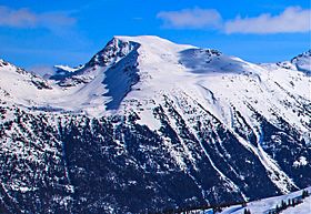 Decker Mountain from Whistler Mountain ski area