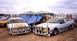 Deni ute muster 2002 two utes