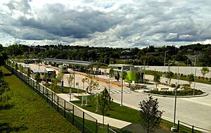 Downtown New Britain CTfastrak station, June 2015