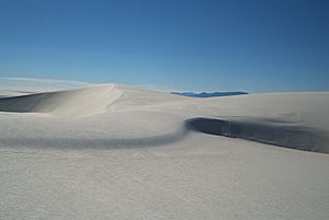 Dunes as White Sands NM