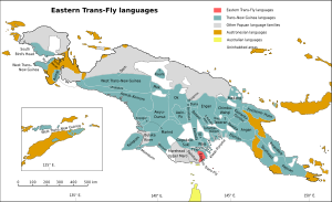 Eastern Trans-Fly languages.svg