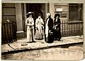 Edith How-Martyn, Mrs Sproson, Charlotte Despard, Miss Tite standing outside the Women's Freedom league offices in the Victoria Institute (25200500208)