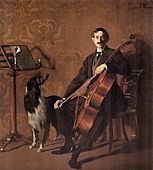 El violonchelista Juan de Azurmendi (Ignacio Zuloaga) 1909