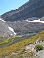 Emerald Lake below Timpanogos Glacier