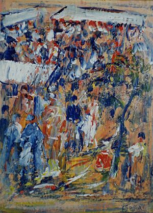 Emilio Giuseppe Dossena, Giorno Di Mercato, 1976