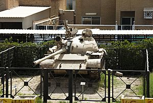 Ex-Iraqi Type 69 tank on display in Kuwait