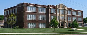 Fairbury, Nebraska Junior-Senior High School from NW 1