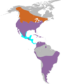Falco sparverius range map