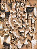 Fernand Léger, 1912, Composition (Study for Nude Model in the Studio), Metropolitan Museum of Art