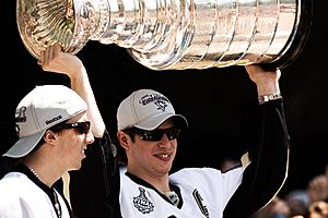 Fleury, Crosby and Stanley Cup