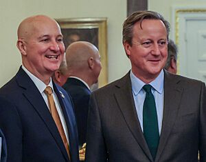 Foreign Secretary David Cameron and Senator Pete Ricketts (53380559741) (cropped)