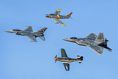 Formation of a Legacy, Hertiage flight merges aviation past and present 86-16-51-22