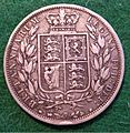 GREAT BRITAIN, QUEEN VICTORIA-1885 HALF CROWN b - Flickr - woody1778a