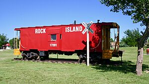 GuymonOK RockIslandRailroadCaboose