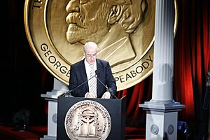 Henry Schuster at the 68th Annual Peabody Awards for 60 Minutes-Lifeline