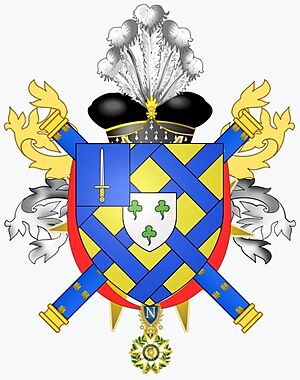 Heraldic achievement of Emmanuel de Grouchy, Comte de Grouchy