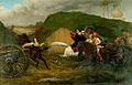 James Hill Johnes, VC, Attacking the Enemy (gcf03672)