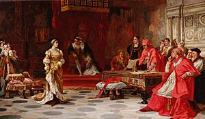 Katherine of Aragon Denounced Before King Henry VIII and His Council