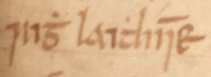 King of Laithlind (Oxford Bodleian Library MS Rawlinson B 489, folio 24r)