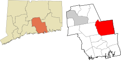East Haddam's location within the Lower Connecticut River Valley Planning Region and the state of Connecticut