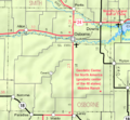 Map of Osborne Co, Ks, USA