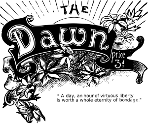 Masthead artwork "The Dawn"