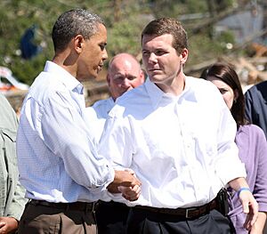 Mayor Maddox and President Obama