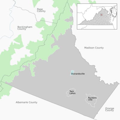 Municipalities in Greene County, VA.svg