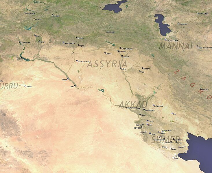 NC Mesopotamia sites