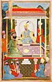 Nadir at the court of Shah Tahmasp II